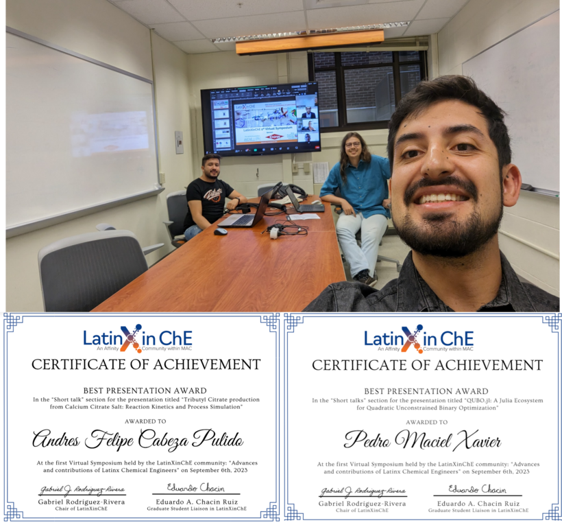 LatinXinChE Certificates