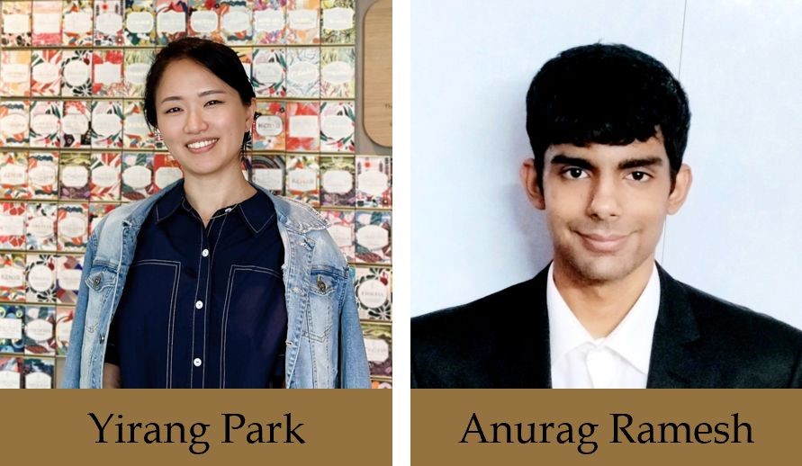 Welcome new PhD students, Yirang and Anurag!